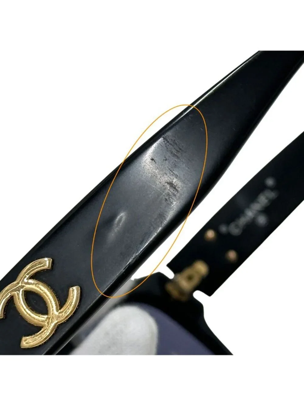 Chanel Sunglasses CC Logo Black Eyewear